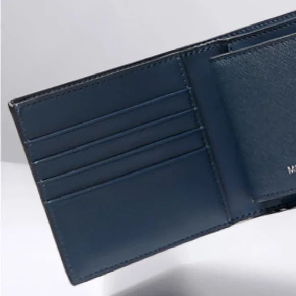 Michael Kors Navy Billfold Wallet with Pass-case - Picture 3 of 7